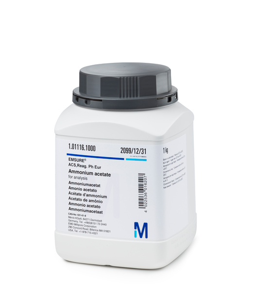 AMMONIUM ACETATE FOR ANALYSIS EMSURE